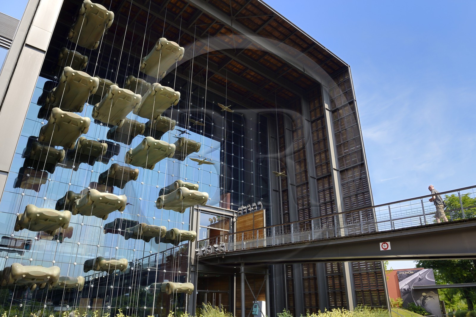 France, Haut-Rhin (68), Mulhouse, Cité de l'automobile - Musée national, Collection Schlumpf réhabilitation par le Studio Milou Architecture