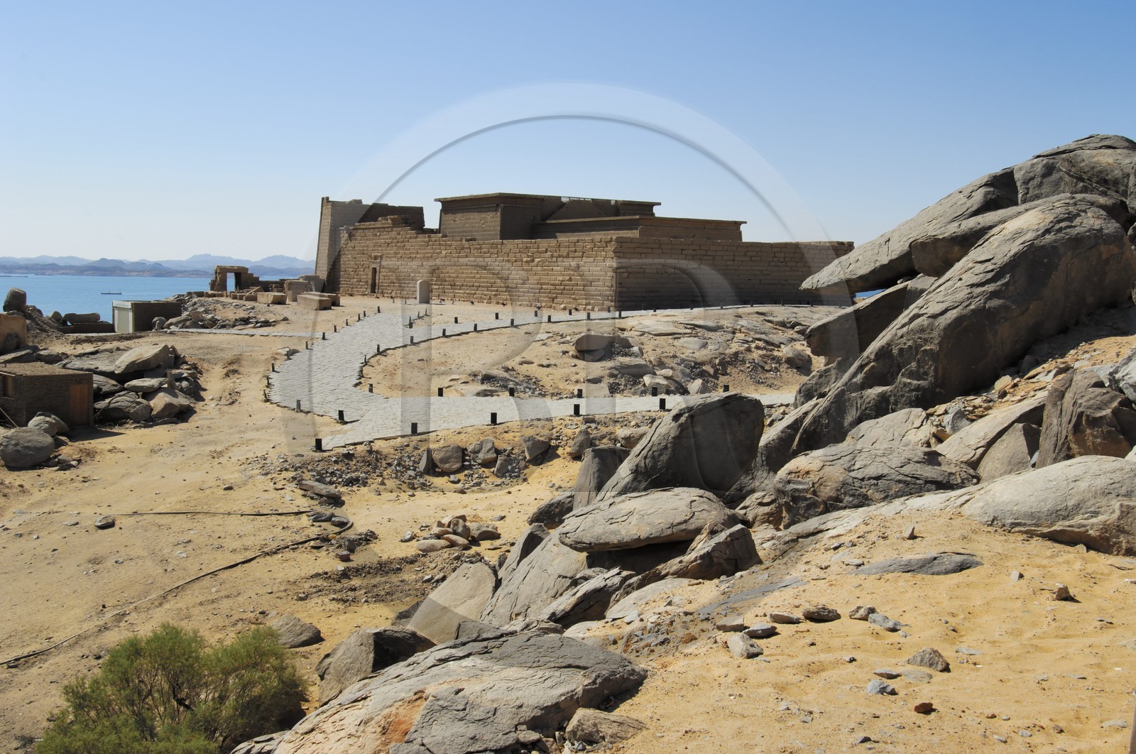 Egypte, Haute Egypte, Nubie, Lac Nasser, temple de Kalabsha