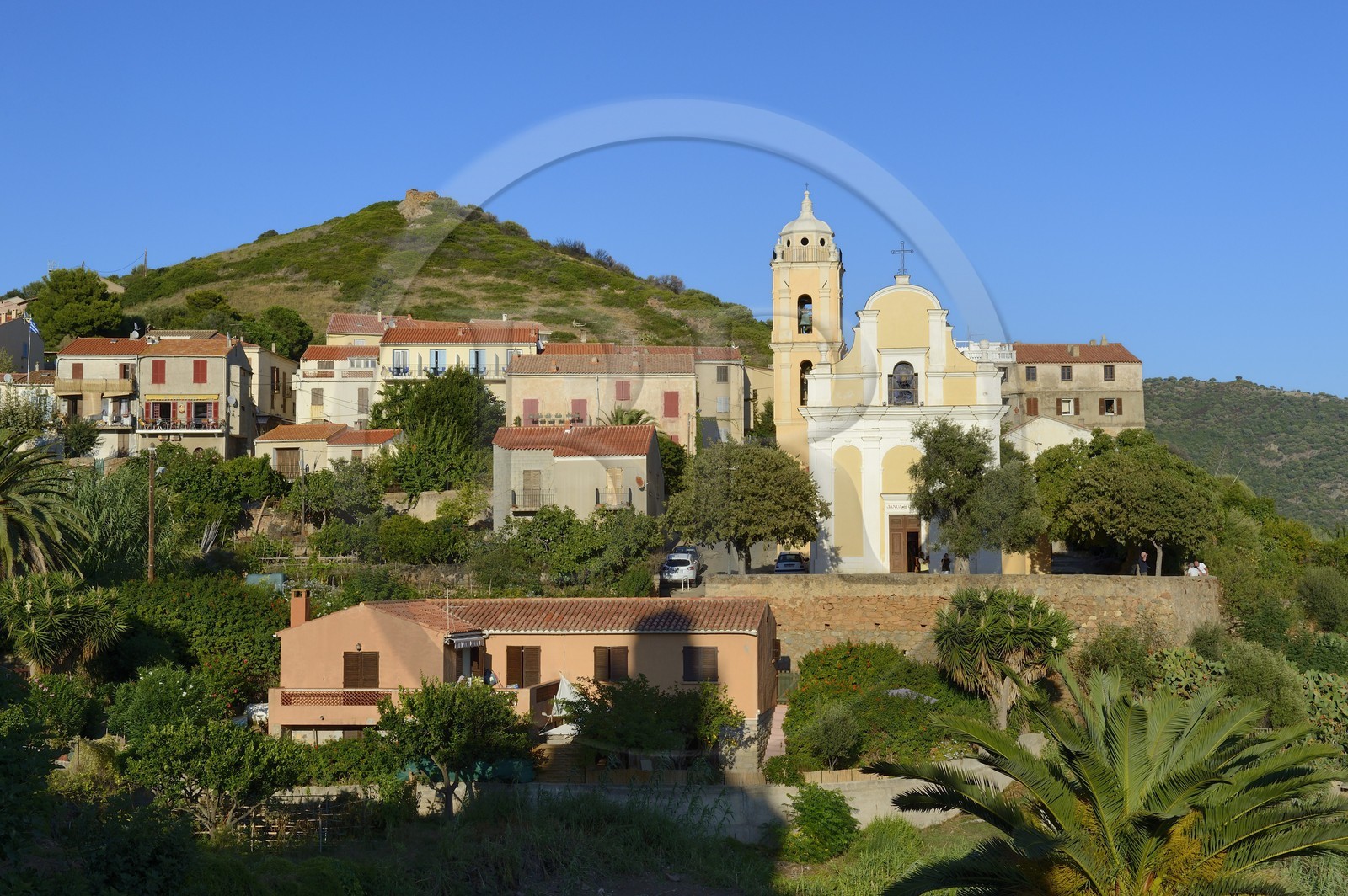 France, Corse-du-Sud (2A), Cargèse, église de l'Assomption dite latine édifiée au XIXe siècle
