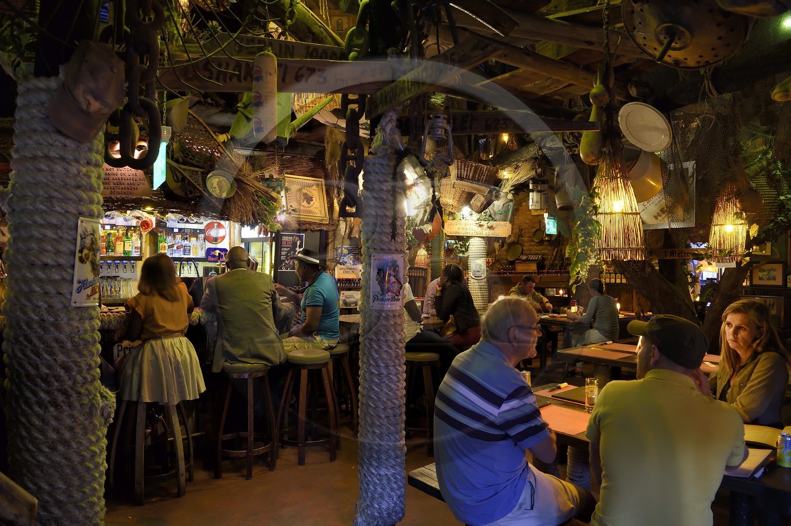 Namibia, Khomas region, Windhoek, the restaurant Joe's Beerhouse