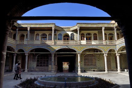 Iran, Isfahan Province, Isfahan, Bazar-e Bozorg (Great Bazaar), a massive covered bazaar which dates back almost 1300 years