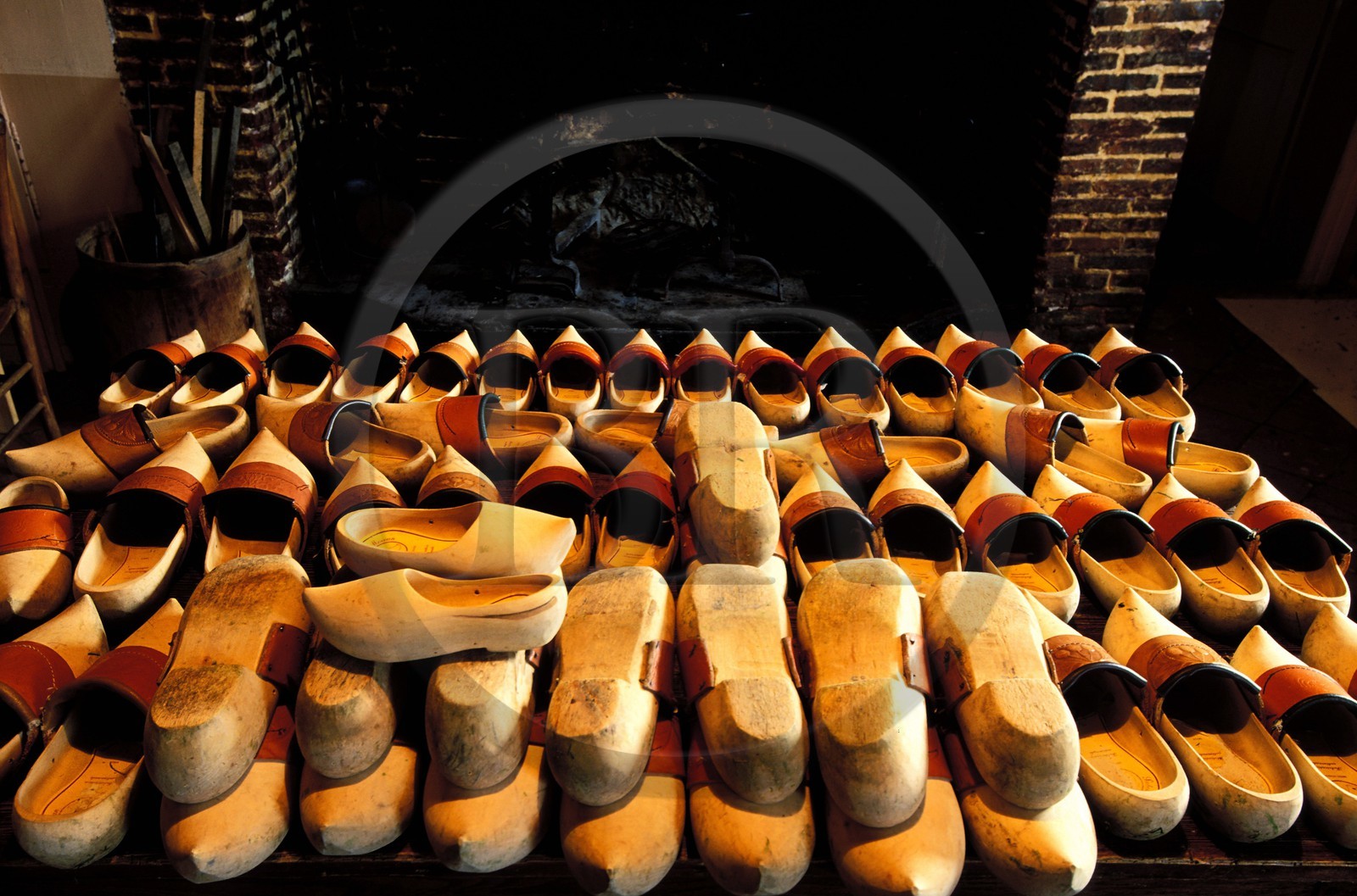 France, Eure, Haie de Routot village, clog museum