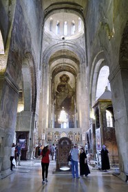Géorgie, Mtskheta Mtianeti region, Mtskheta, la cathédrale Svetitskhoveli, classée Patrimoine Mondial de l'UNESCO
