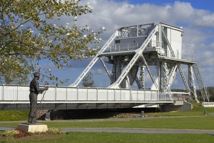 France, Calvados (14), pont de Ranville-Bénouville, Pegasus Bridge (seconde guerre mondiale)