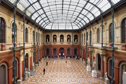 France, Paris, Saint Germain des Pres district, Ecole nationale superieure des Beaux-Arts (Fine Arts school), the Palais des Etudes (Palace of Studies)