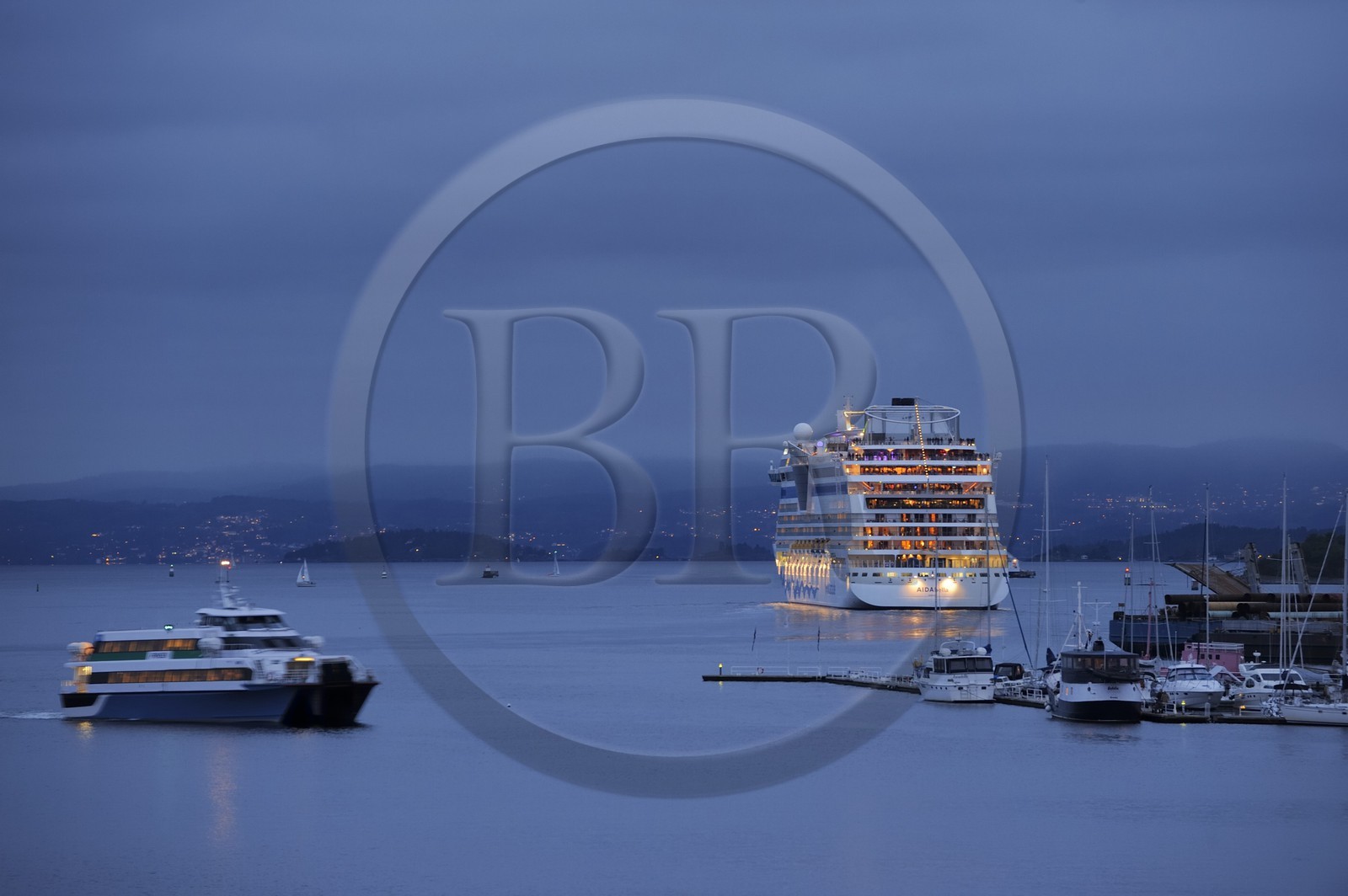 Norvège, le port d'Oslo