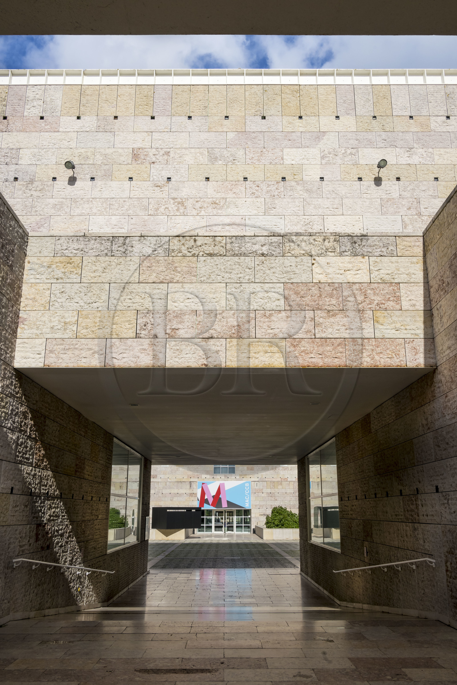 Portugal, Lisbonne, Bélem, le Centre Culturel de Belém MAC CCB des architectes Vittorio Gregotti et Manuel Salgado