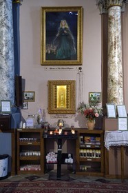 France, Var (83), Dracénie, Bargemon, église paroissiale Saint-Étienne, la statue miraculeuse de Notre-Dame-de-Montaigu