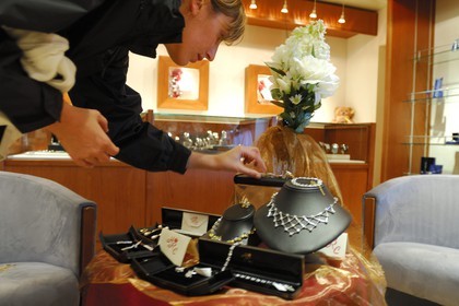 Italy, cruise aboard the Silvershadow ship of the company Silversea, luxury boutique