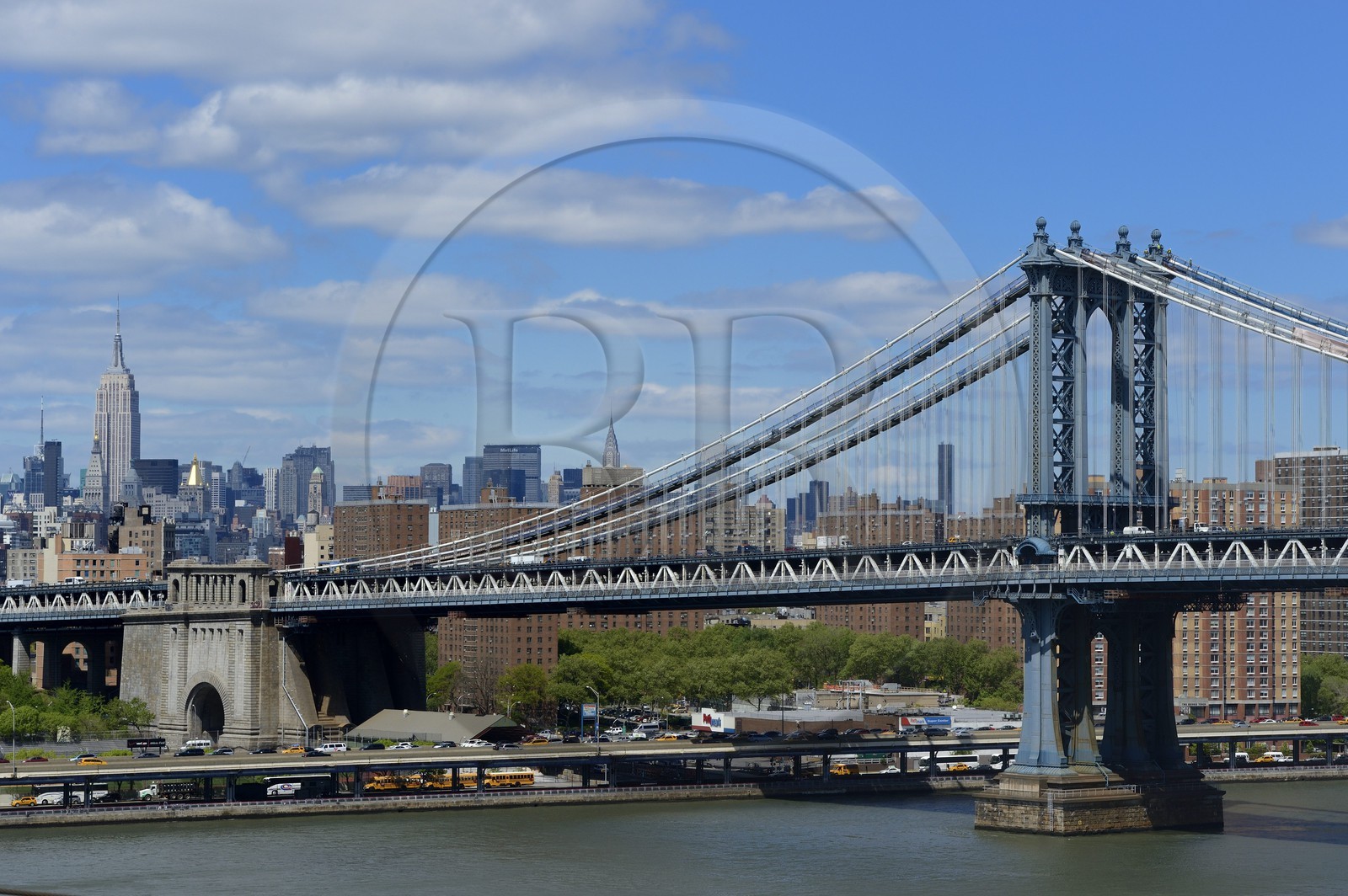 Etats-Unis, New York, Manhattan, Pont de Manhattan