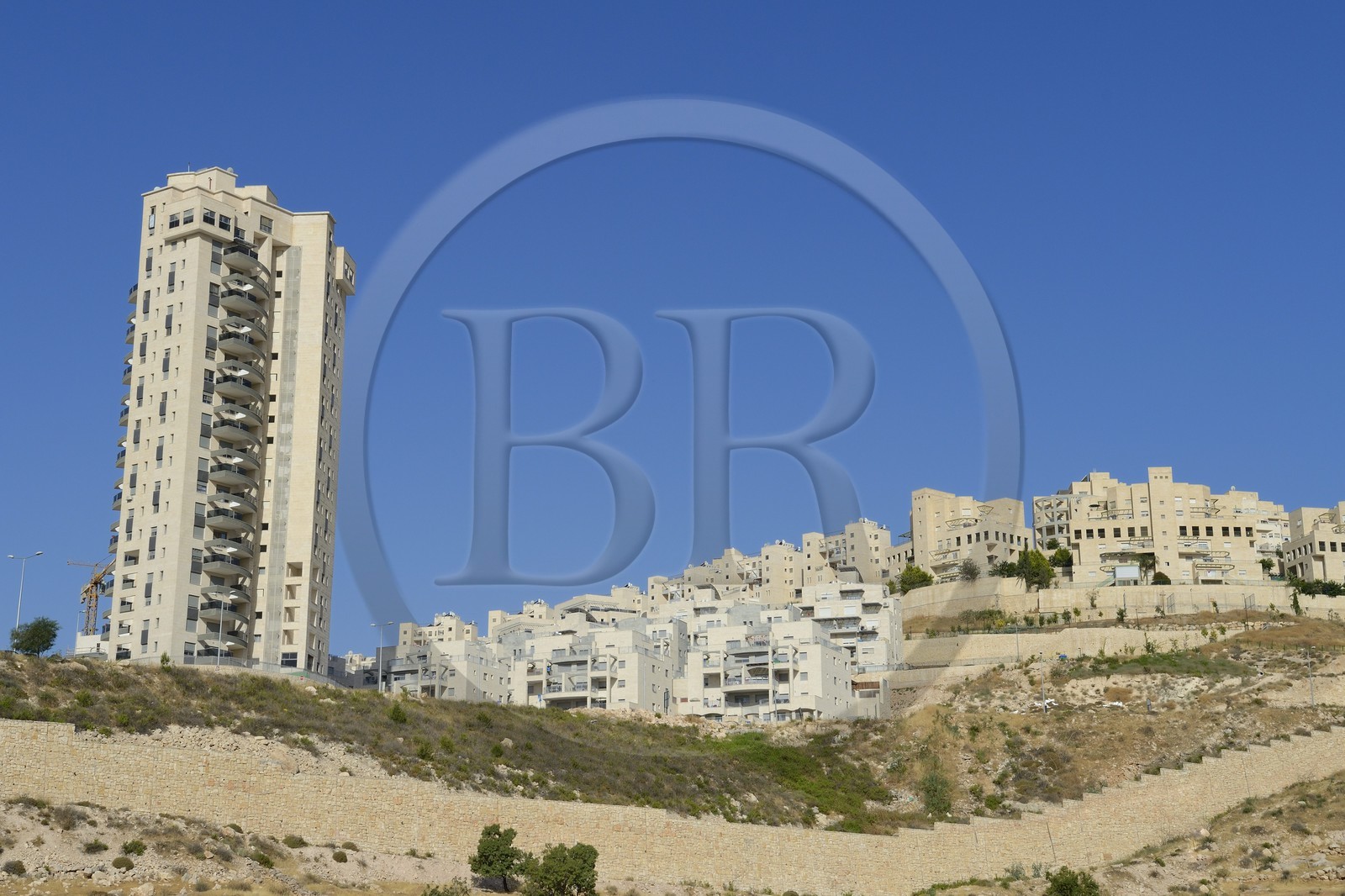 Israel, Jerusalem, Har 'Homa also called Homat Chmouel is a neighborhood in southeastern Jerusalem, a new colony founded in 1997