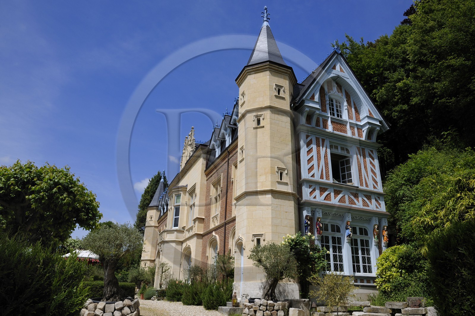 France, Seine-Maritime (76), Caudebec-en-Caux, restaurant le Manoir de Retival
