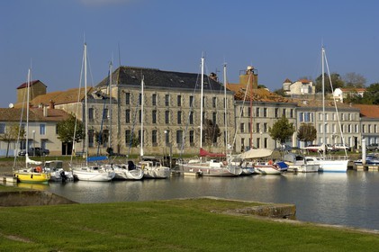 France, Charente-Maritime (17), Mortagne-sur-Gironde, le port