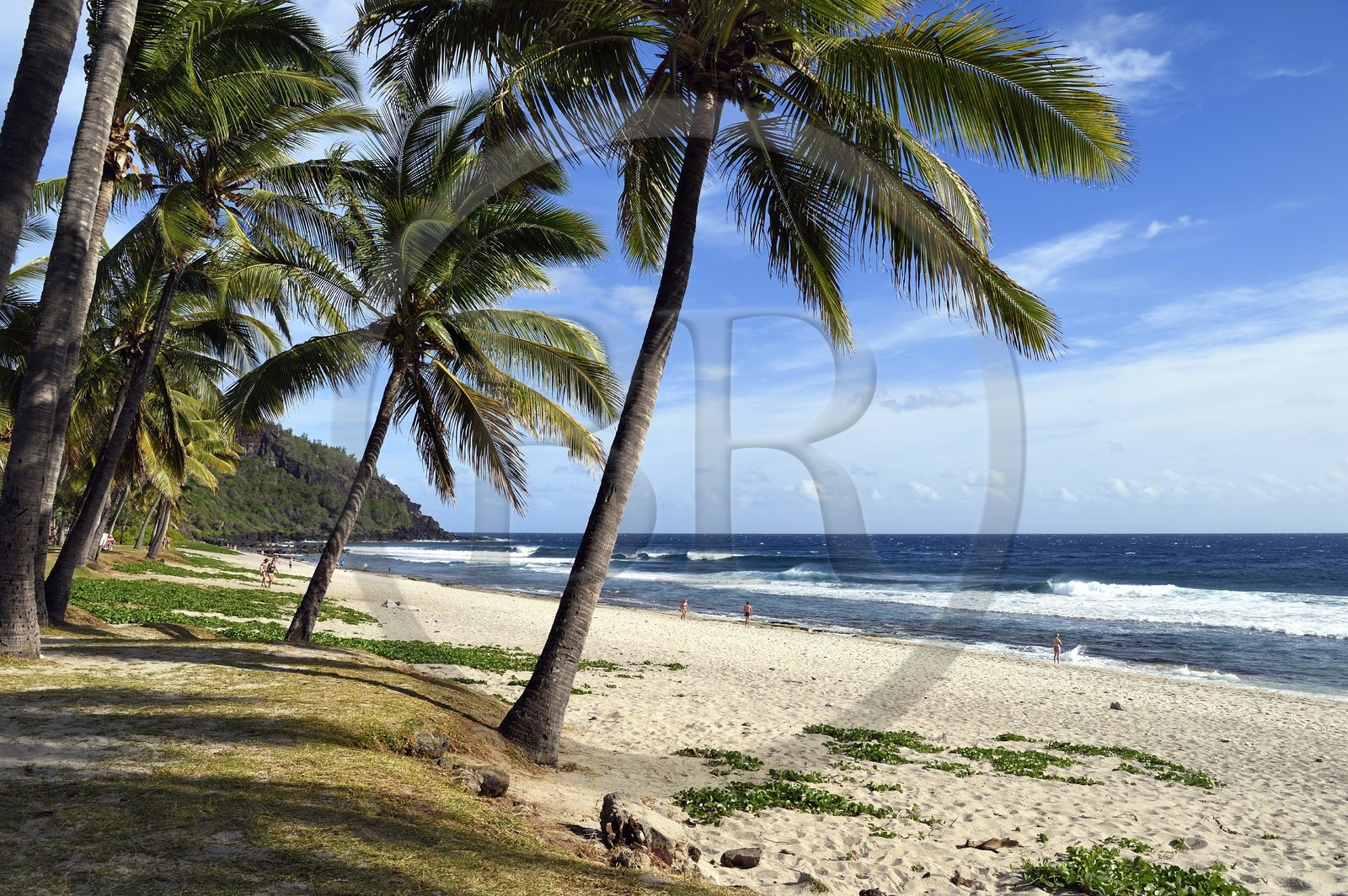 France, Ile de la Reunion, Petite-Ile sur la côte sud, plage de Grand-Anse