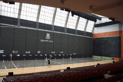 Espagne, Pays basque espagnol, Biscaye, Gernika-Lumo, cesta punta au Jai Alai