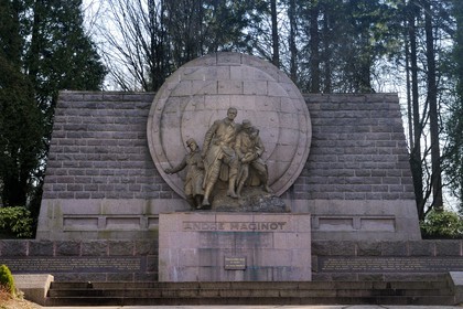 France, Meuse, Verdun area, monument to the memory of André Maginot