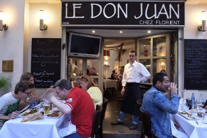 France, Alpes-Maritimes (06), Antibes, Florent Corsini patron du restaurant Le Don Juan