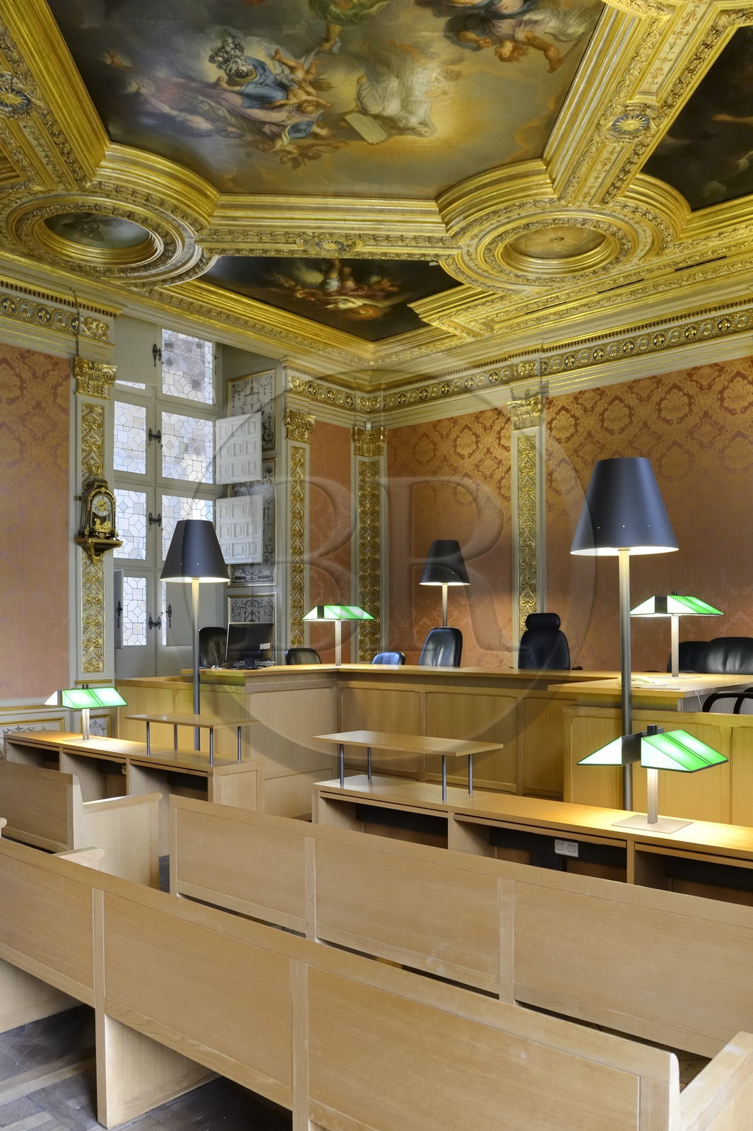 France, Ille-et-Vilaine, Rennes, the Parlement of Brittany (Parlement de Bretagne) now the Rennes Court of Appeal, former Salle des Enquetes