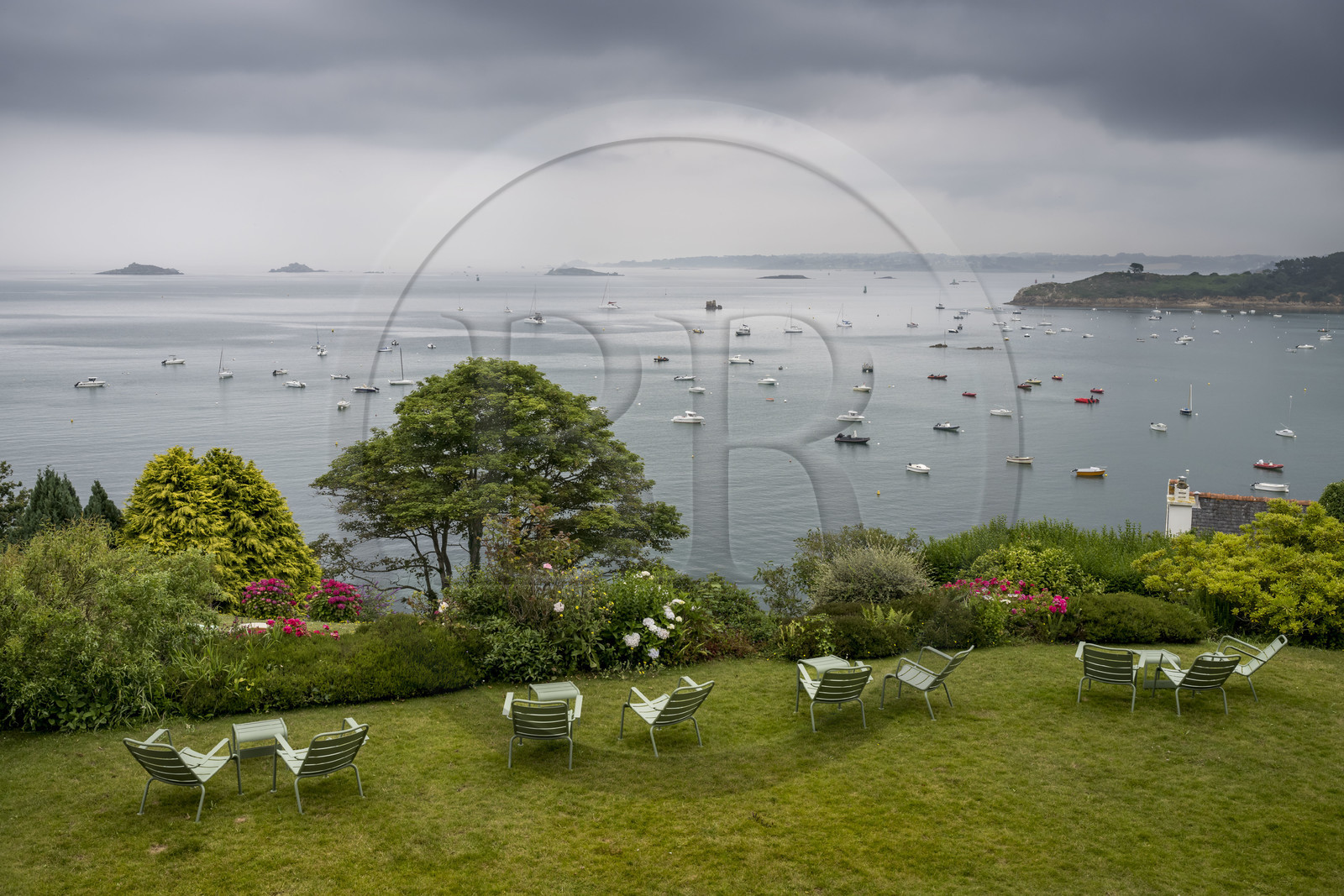 France, Finistère (29), Baie de Morlaix, Carantec, restaurant Nicolas Carro étoilé Michelin à l’Hôtel de Carantec