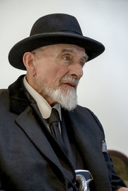 France, Paris (75), Musée Maillol, le peintre et sculpteur allemand Markus Lüpertz lors de son exposition en dialogue avec l'oeuvre d'Aristide Maillol