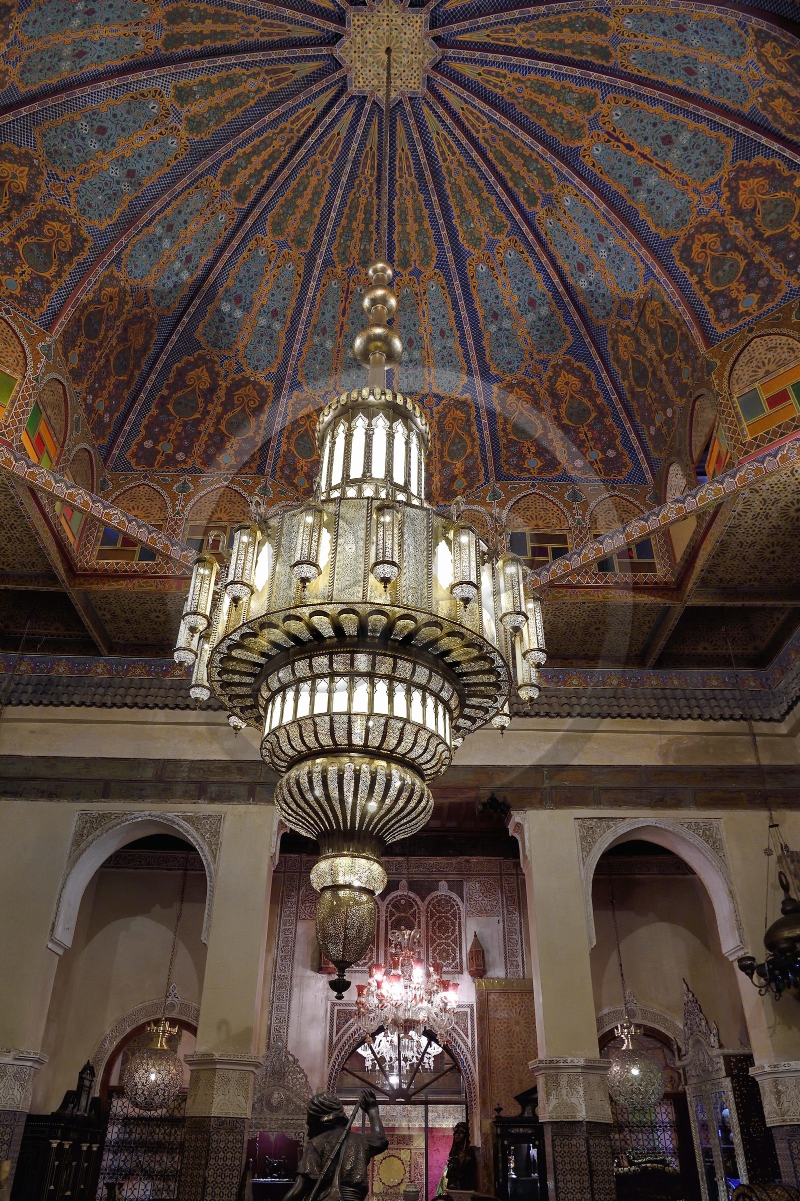 Morocco, High Atlas, Marrakech, Imperial city, Medina listed as World Heritage by UNESCO, the riad of the antiquary Tresors de milles et une nuit