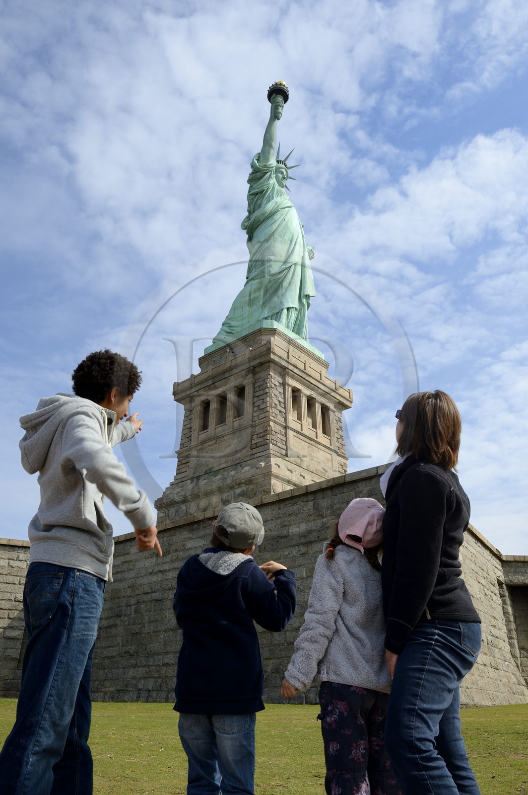 Etats-Unis, New York, Liberty Island, statue de la Liberté, classée Patrinoine Mondial de l'UNESCO