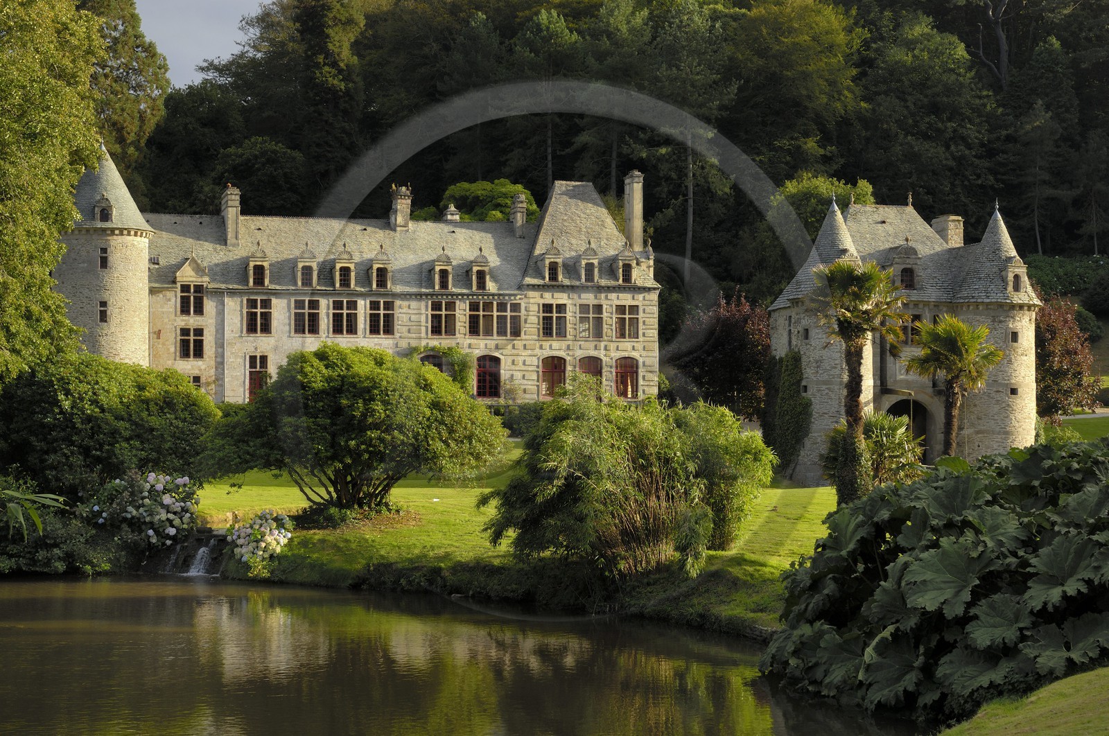 France, Manche (50), Cap de la Hague, château de Nacqueville