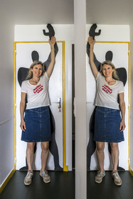 France, Bouches-du-Rhône (13), Marseille, oeuvre architecturale de Le Corbusier, classée Patrimoine Mondial de l'UNESCO, la Cité Radieuse par l'architecte Le Corbusier, Hotel Le Corbusier et Restaurant Le Ventre de l'Architecte