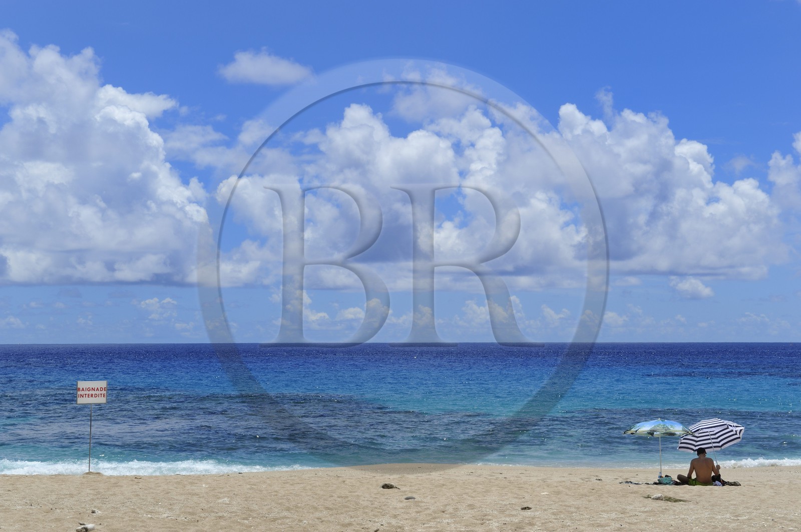 France, île de la Réunion, la Côte Ouest, commune de Saint Gilles les Bains, plage de Boucan Canot