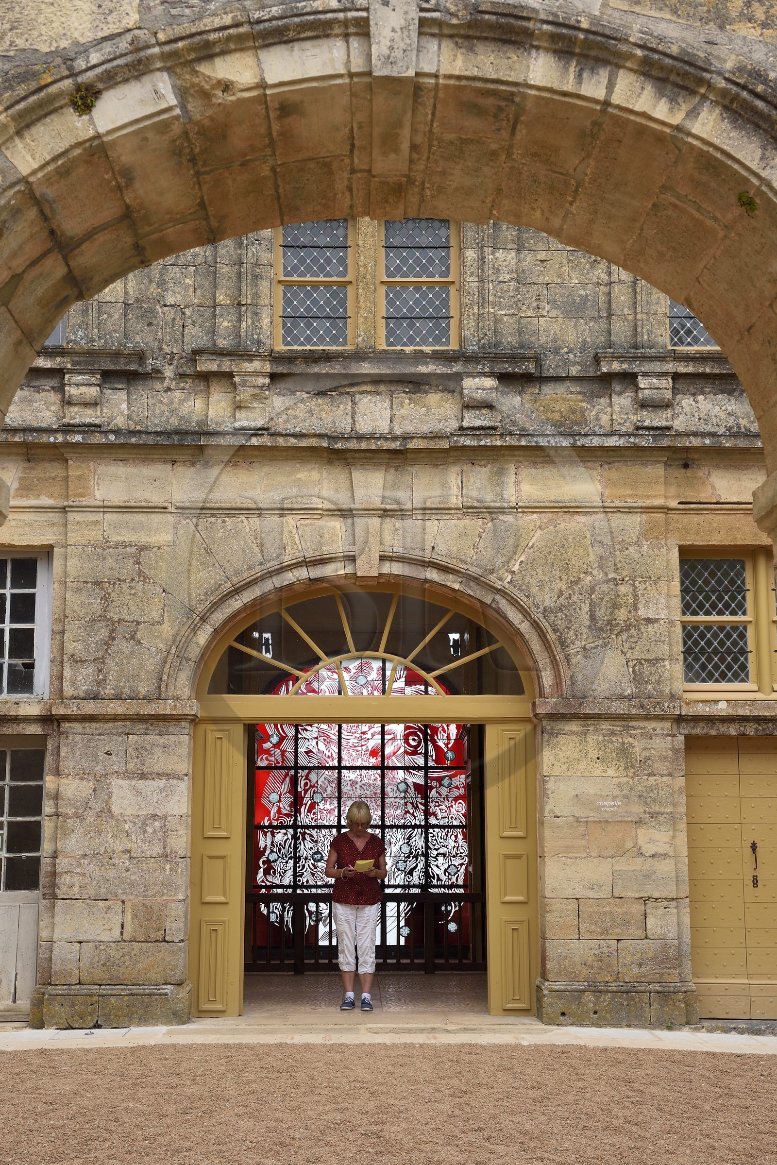 France, Dordogne (24), Périgord Noir, chateau de Hautefort, la chapelle