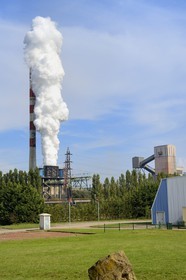 France, Moselle (57), Vallée de la Fensch, Florange, centrale thermique