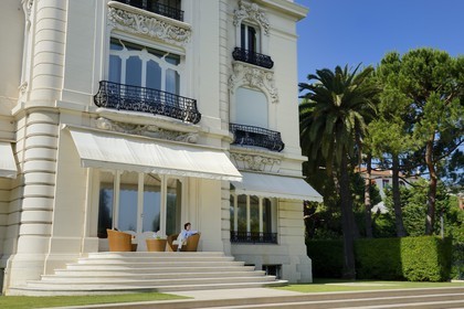 France, Alpes Maritimes, Cannes, the Villa La Californie where Picasso lived, today renamed the Pavillon de Flore by Marina Picasso, Marina Picasso granddaughter of Picasso