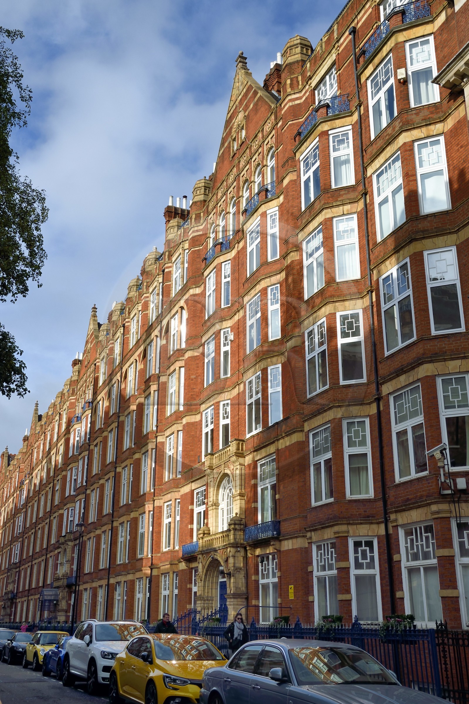 Royaume-Uni, Londres, Cité de Westminster, quartier de Marylebone, immeubles dans Bickenhall steet