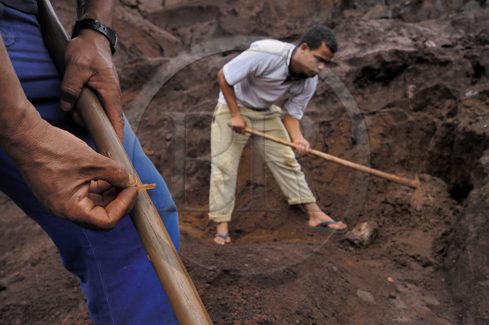 Brazil, Minas Gerais state, Ouro Preto area, open-air mine (Gold Route, Estrada Real)