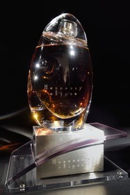 France, Charente (16), Cognac, Musée des Arts de Cognac, Ellipse de la Maison Hennessy en cristal de Baccarat (2003)