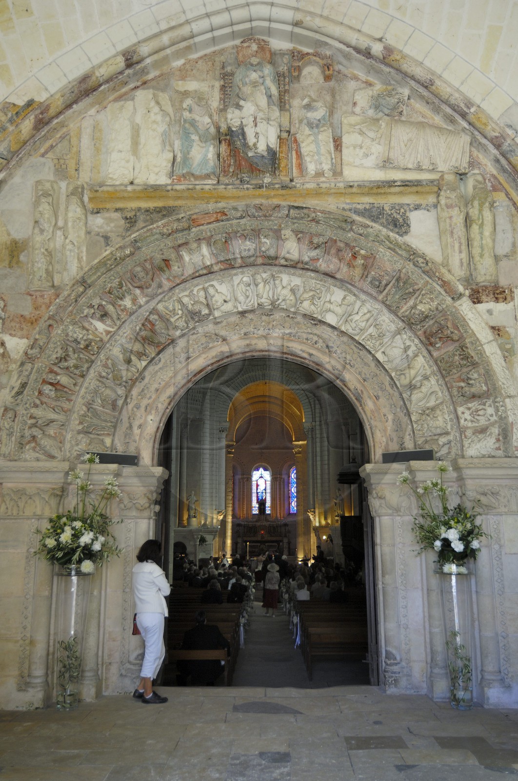France, Indre-et-Loire (37), Loches, la collégiale Saint-Ours