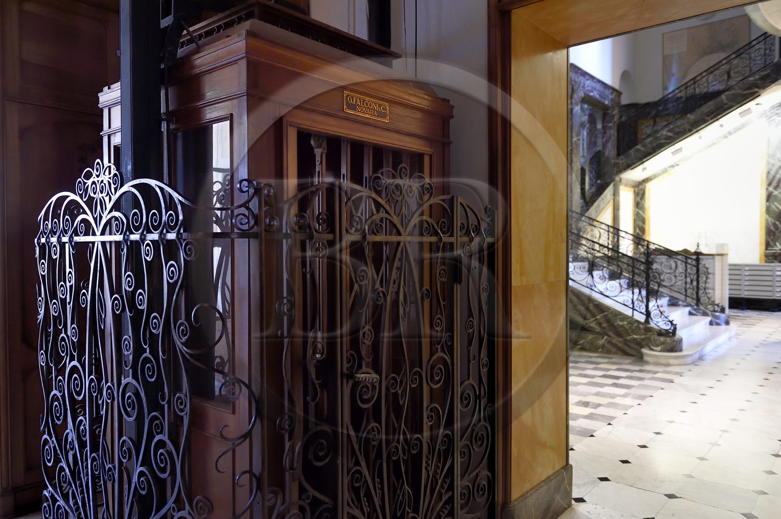 France, Alpes-Maritimes, Nice, Fabron hill, the Villa des Palmiers then called Palais de Marbre (Marble Palace) which now houses the city archives