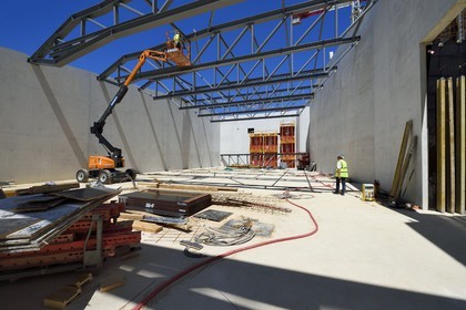 France, Dordogne, Montignac, Montignac-Lascaux Parietal Art international Centre (Lascaux 4) building site