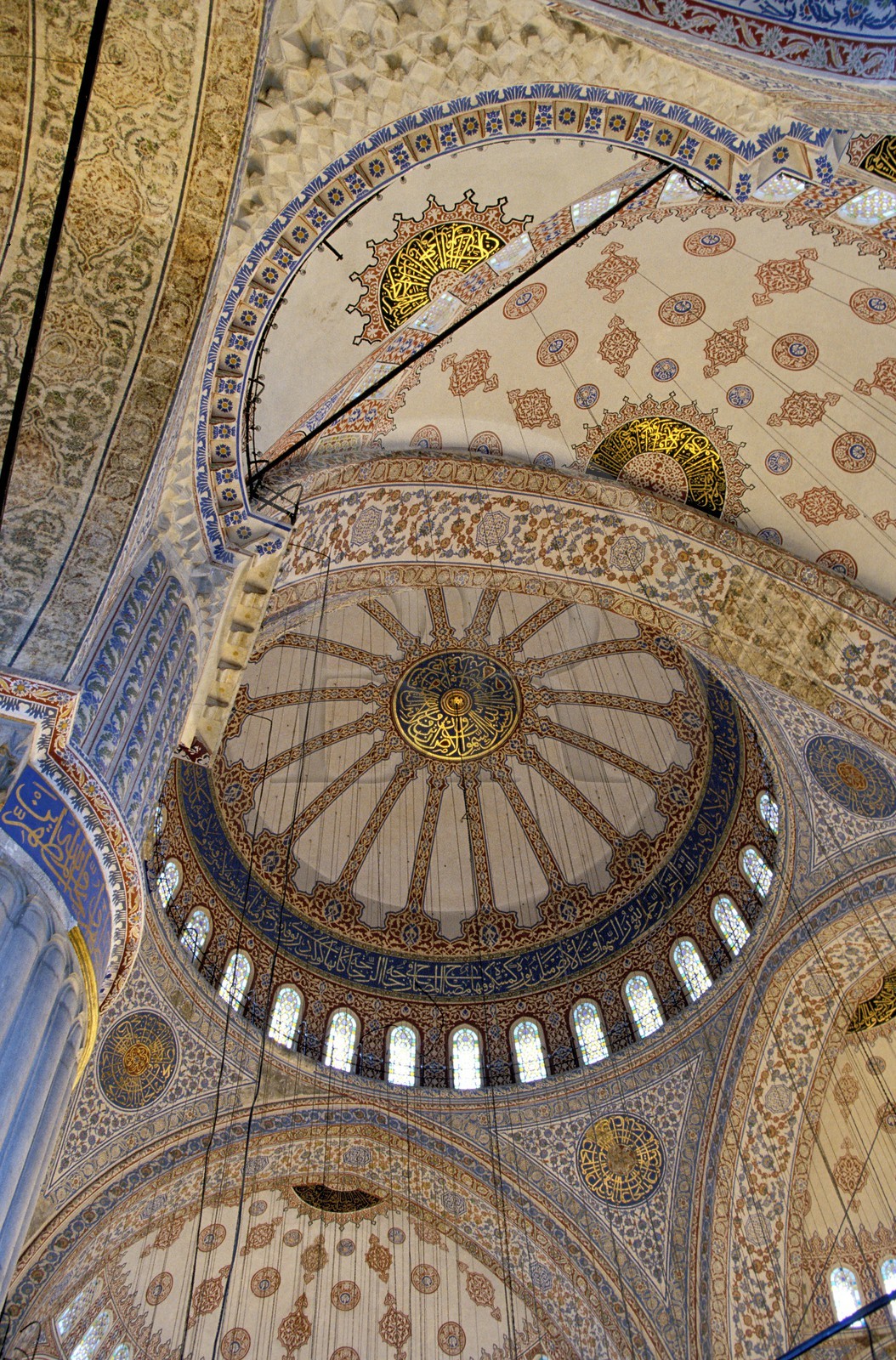 Turkey, Istanbul, cupolas from the Blue mosque