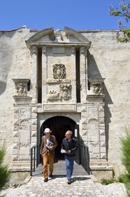 France, Charente-Maritime, La Rochelle, the Porte Maubec (Maubec Gate) built in 1611, Jean-Pierre Guemas