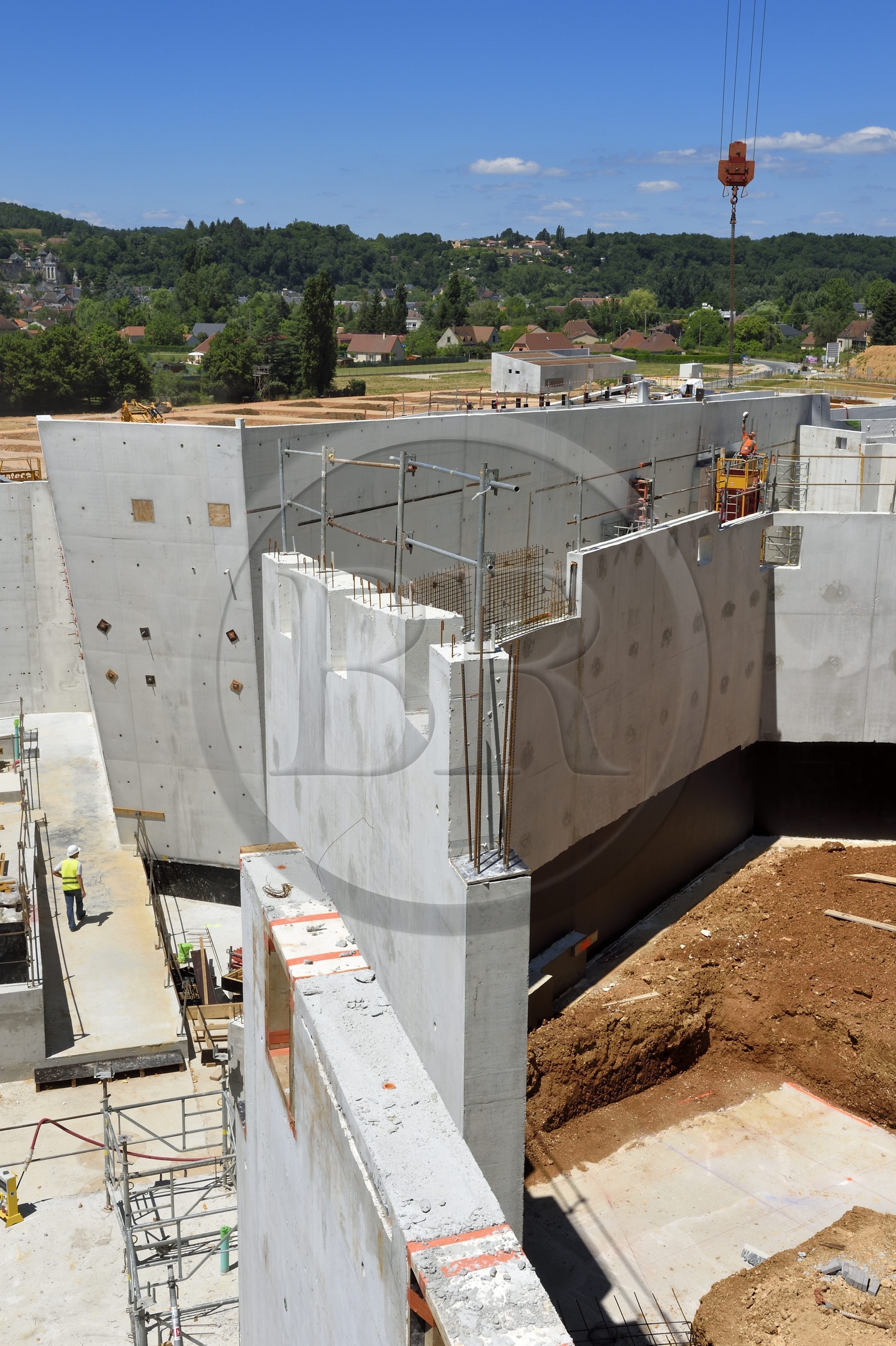 France, Dordogne, Montignac, Montignac-Lascaux Parietal Art international Centre (Lascaux 4) building site