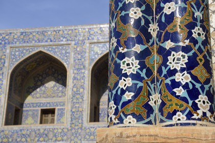 Iran, province d'Ispahan, Ispahan, la mosquée de l'Imam ou mosquée du Chah (Shah)