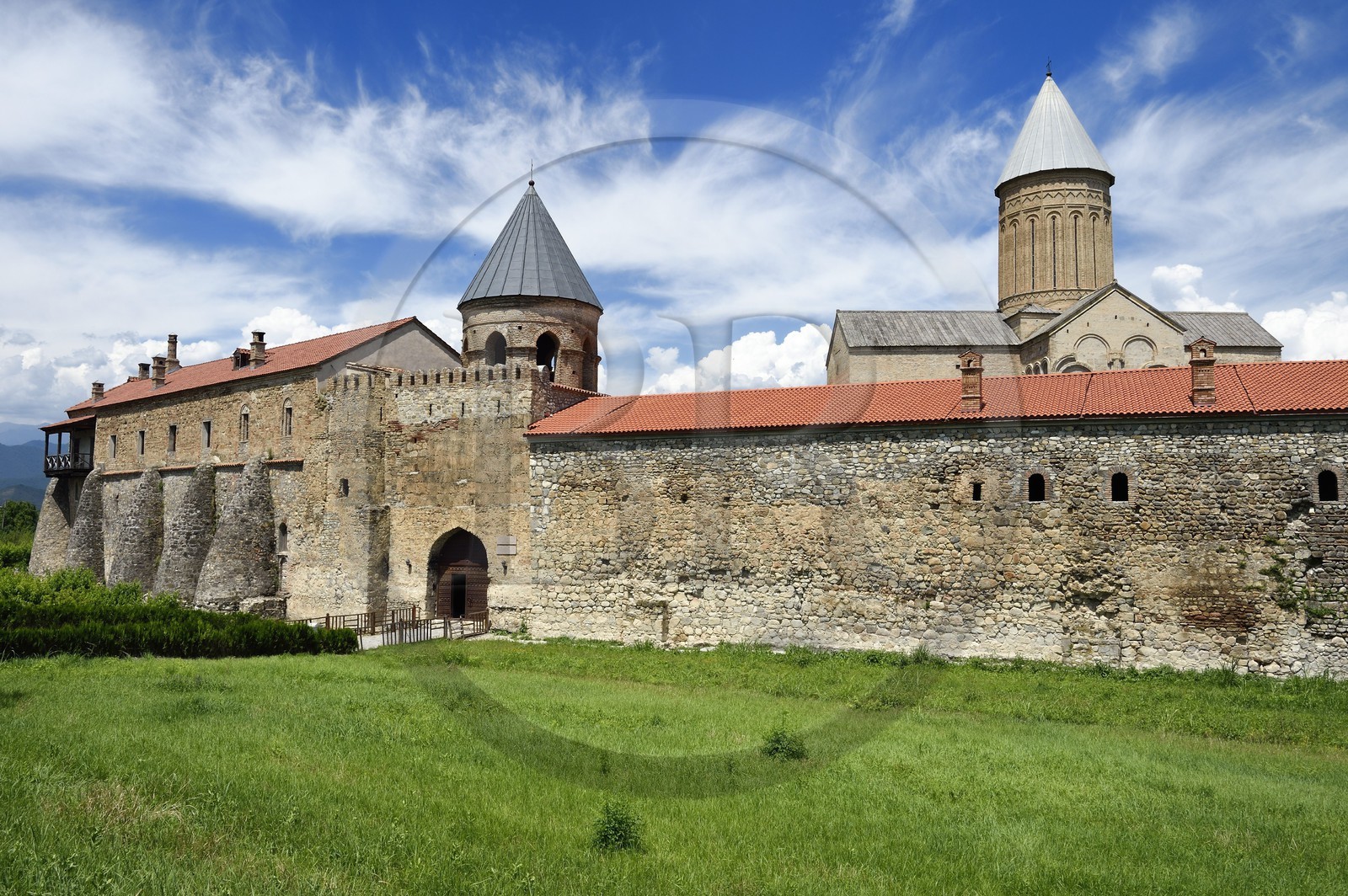 Géorgie, Kakheti, region de Telavi, monastère orthodoxe Alaverdi