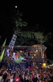 Thaïlande, Archipel îles Samui, Full Moon Party sur l' île de Koh Pha-Ngan, la fête au cúur de la nuit