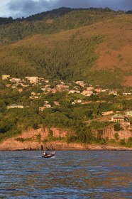 Caraïbes, Ile de la Dominique, la côte Ouest vers le village de Mero