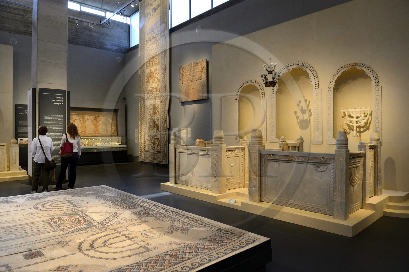 Israel, Jerusalem, Guivat Ram quarter, Israel Museum, department of archeology, room 6 called The Holy Land, Susiya synagogue susiya synagogue in the southern Hebron