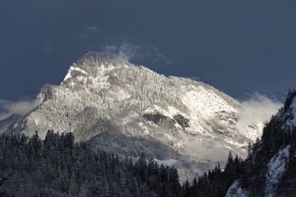 France, Haute Savoie, Taninges, massif du Chablais, Pic de Marcelly