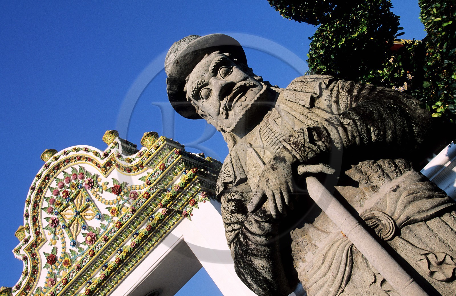 Thaïlande, Bangkok, Wat Phra Kaew situé dans l'enceinte du Palais Royal