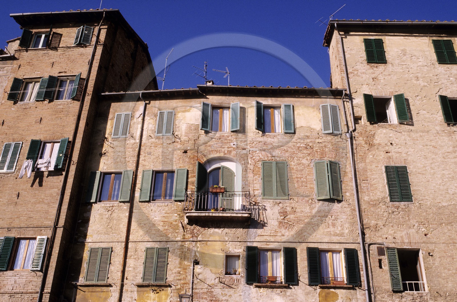 Italy, Tuscany, Siena, Piazza del Mercato