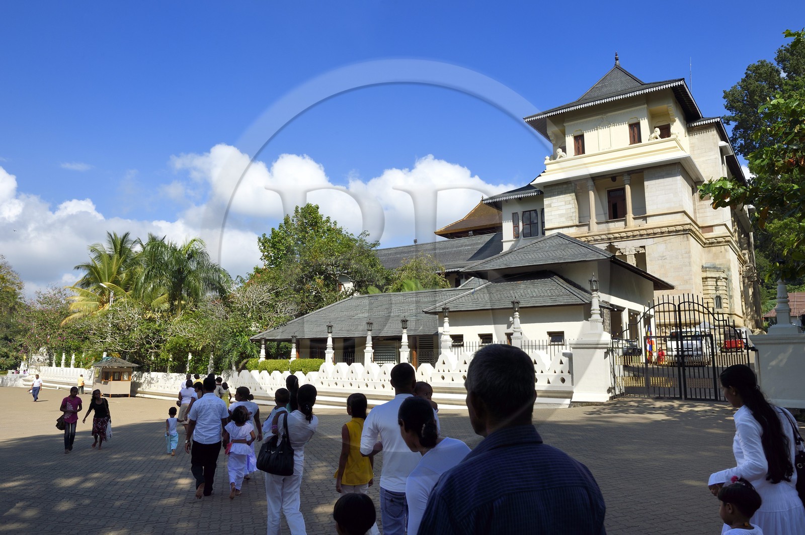 Sri Lanka, center province, Kandy, Temple of the Buddha Tooth (Sri Dalada Maligawa)